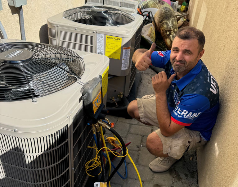 happy Veterans Heating & Cooling customers